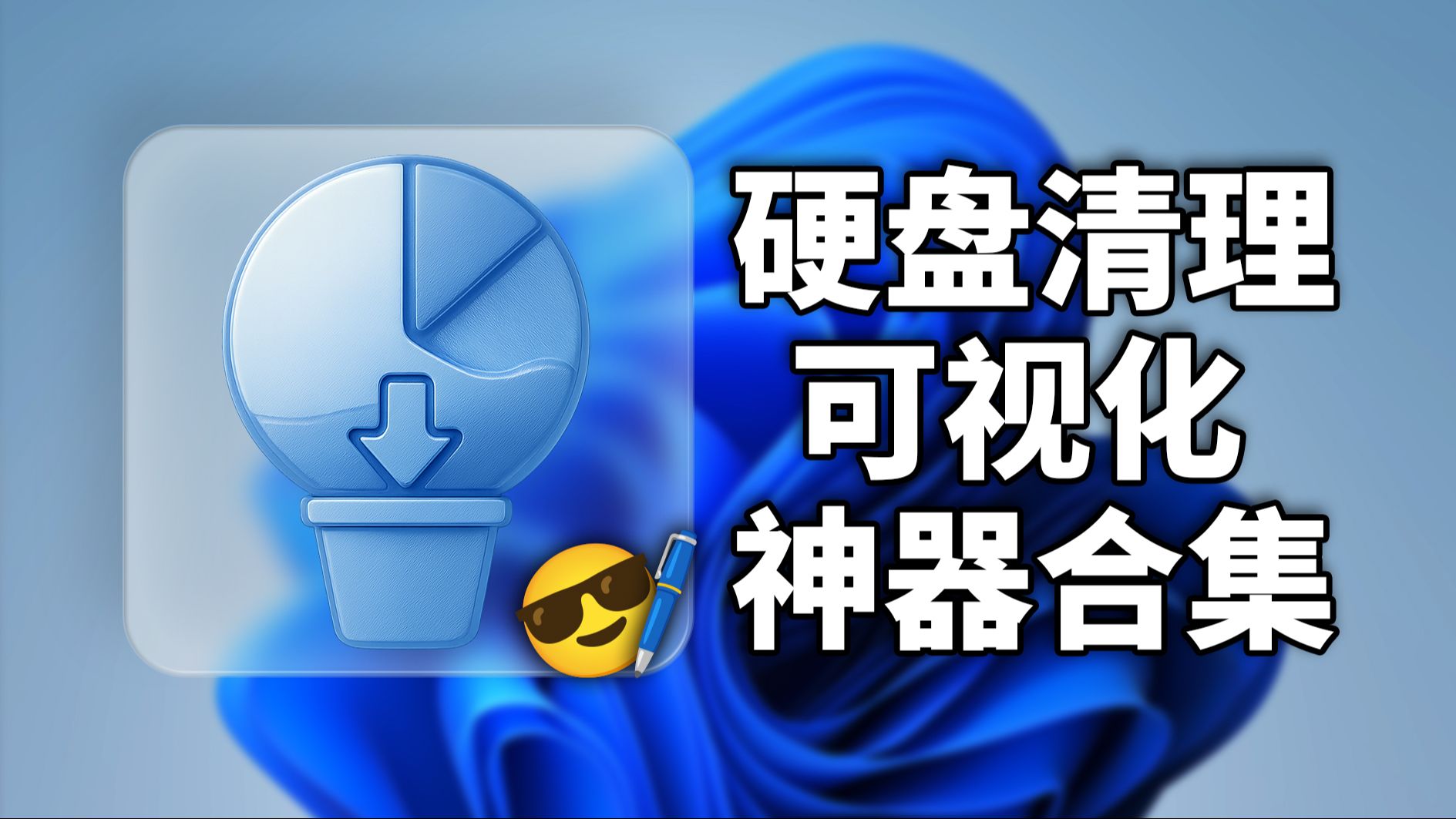 硬盘总爆满？5款超直观可视化文件扫描分析工具神器，让垃圾文件无处遁形！SpaceSniffer WizTreeTree Size 评测视频封面
