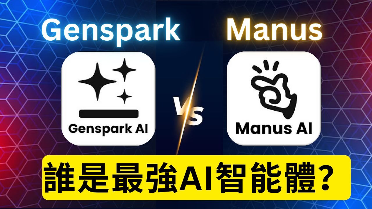 Genspark VS Manus – 谁是2025年最强AI智能体? 评测视频封面