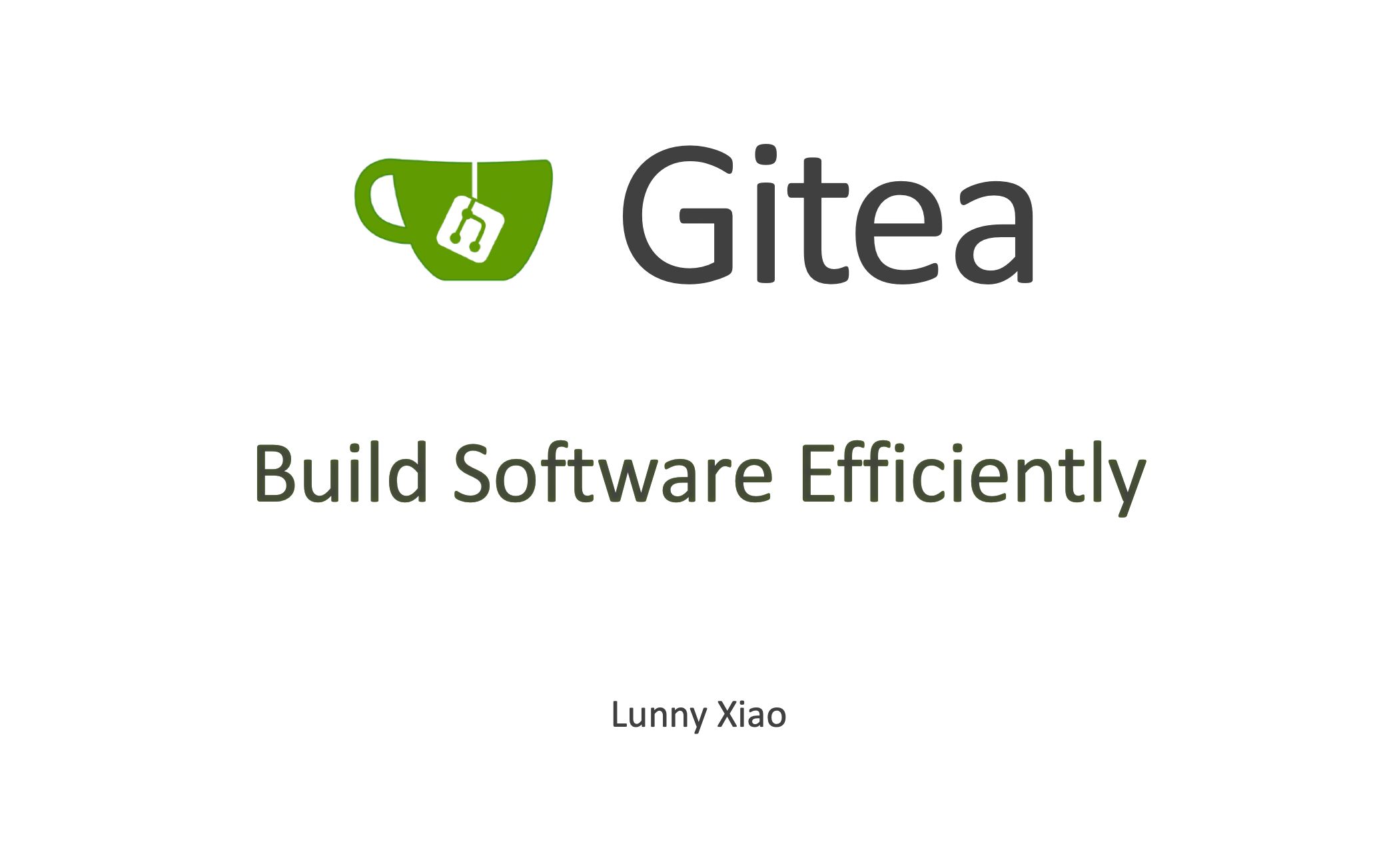 Gitea-用Go实现的世界级开源项目 评测视频封面