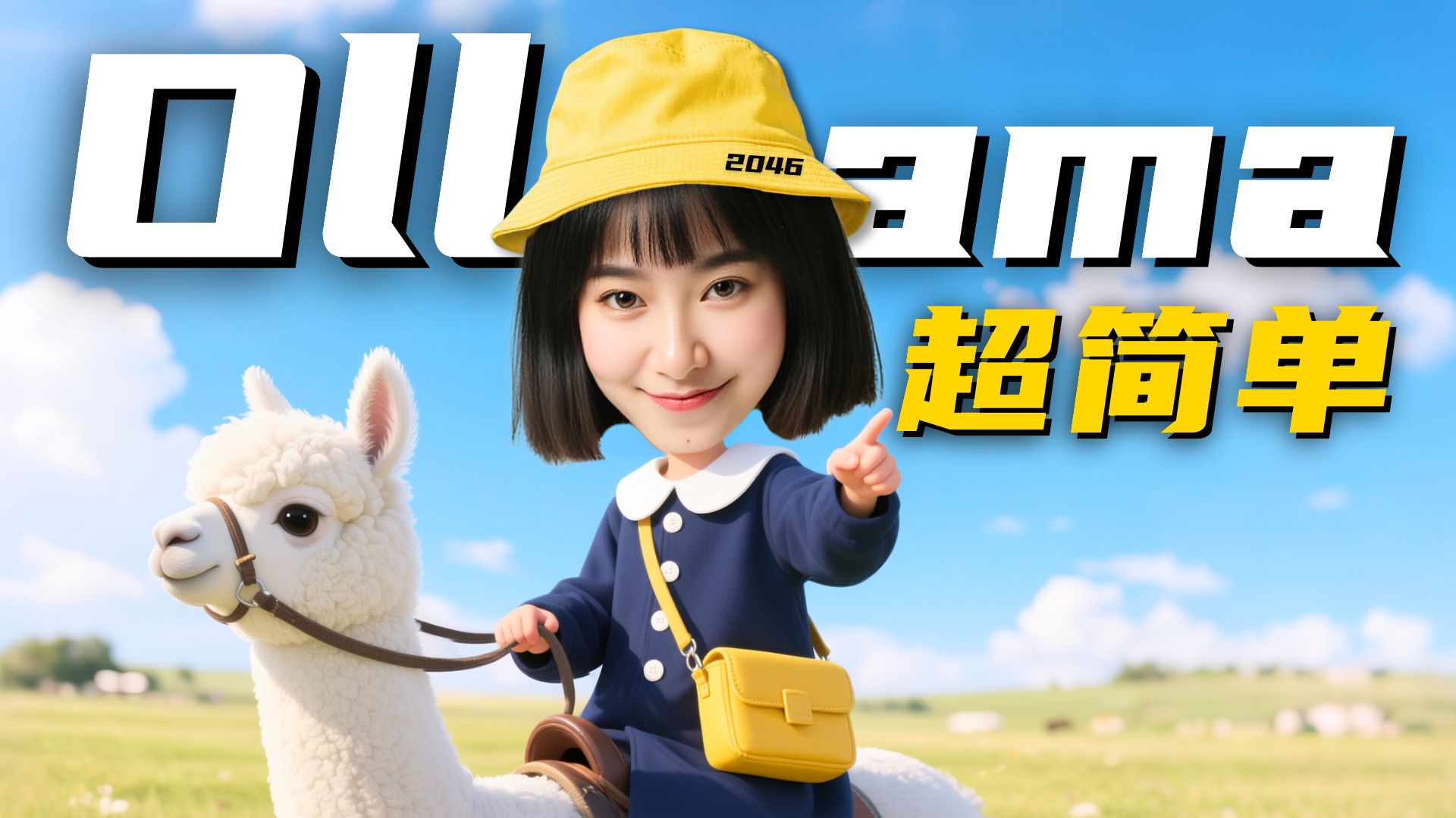 Ollama幼儿园级教程,玩转免费开源大模型!【小白教程】 评测视频封面