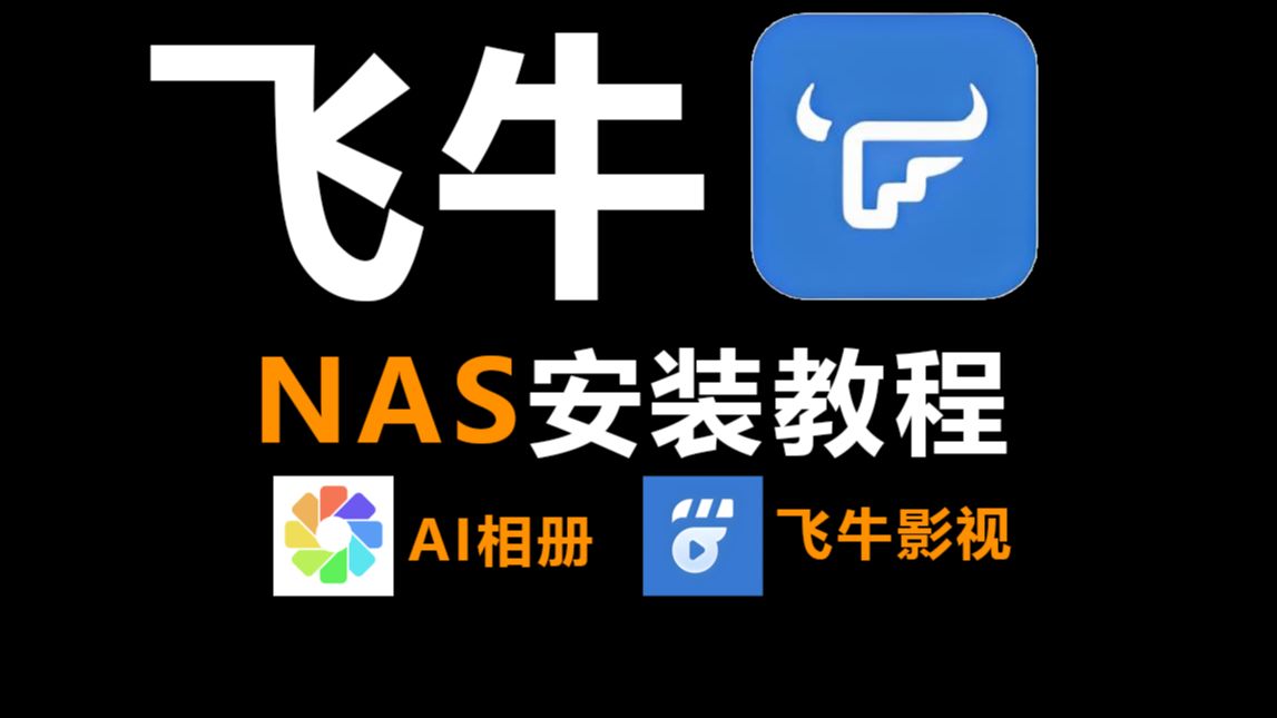 10分钟安装飞牛NAS,手机AI相册,飞牛影视教程 评测视频封面