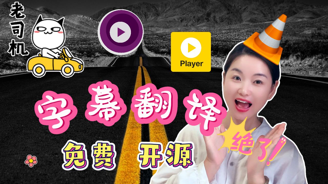 【老司机必备】最好用的字幕翻译工具|免费开源|Subtitle Edit 使用教程|PotPlayer、VLC、MPV 评测视频封面