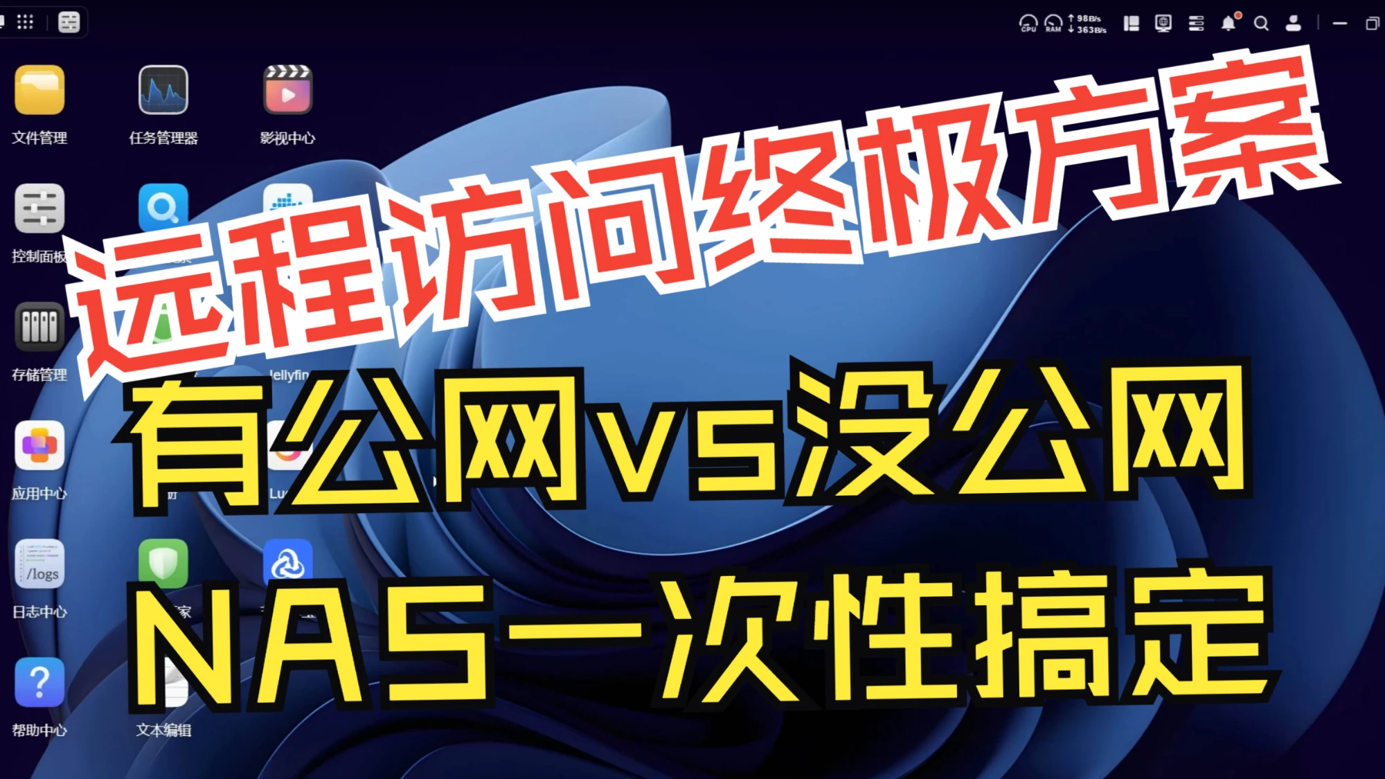 最全NAS远程访问终极方案:有公网vs没公网,一次性解决 内网穿透 IPV4&IPV6 Cloudflare Tunnel Lucky 评测视频封面