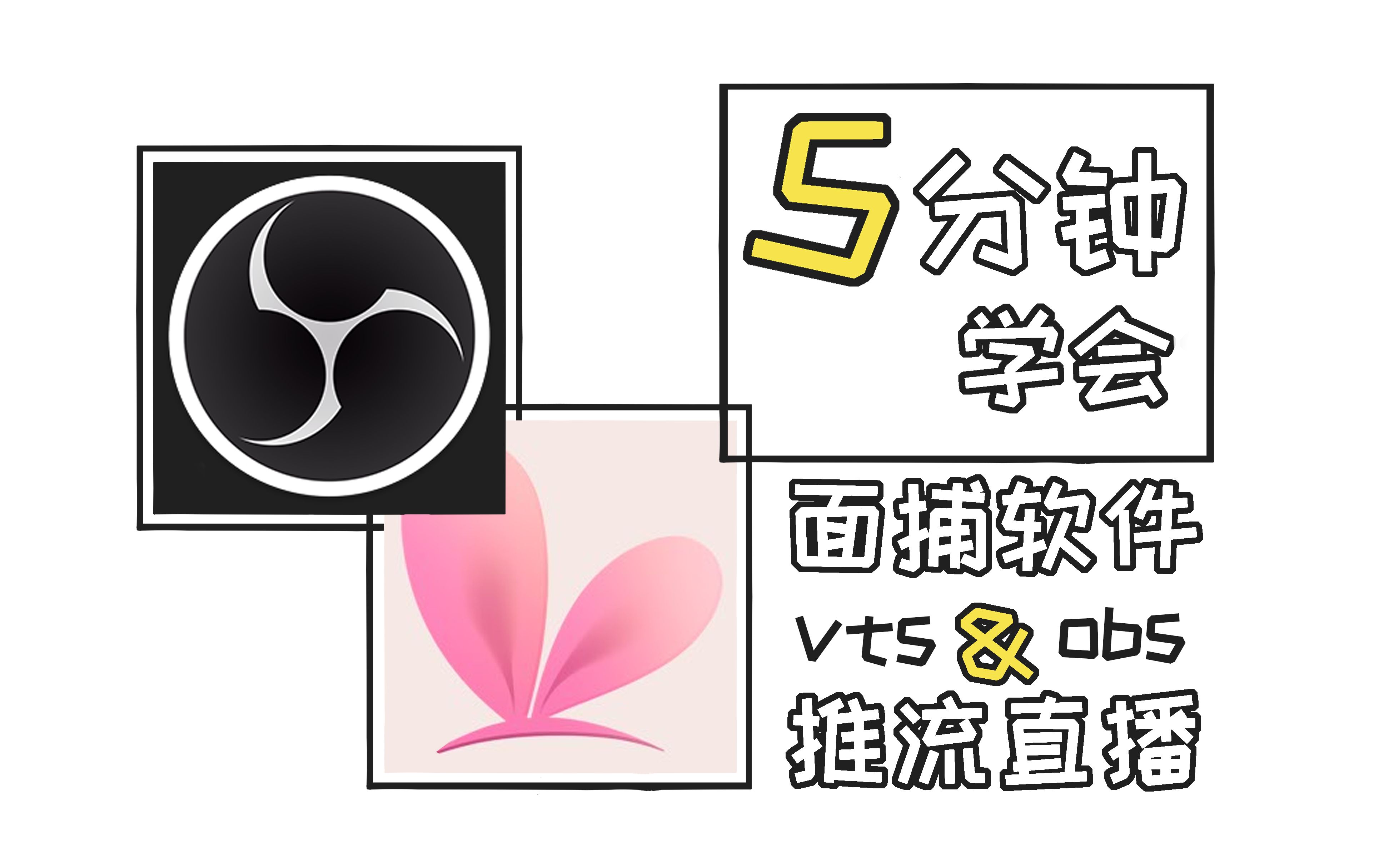 【vup教程】5分钟学会!面捕VTS!推流OBS!(拓展ios) 评测视频封面