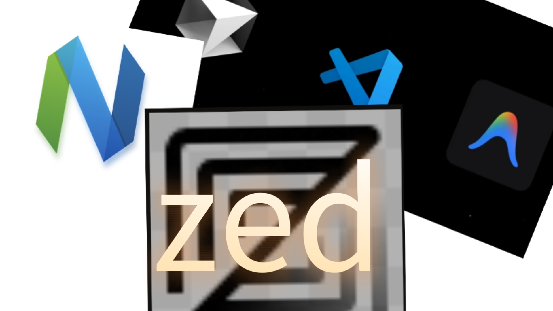 IDE 新起之秀。用rust写的火遍外网的 zed 编辑器究竟好不好用。能替代nvim和vs code的吗? 评测视频封面