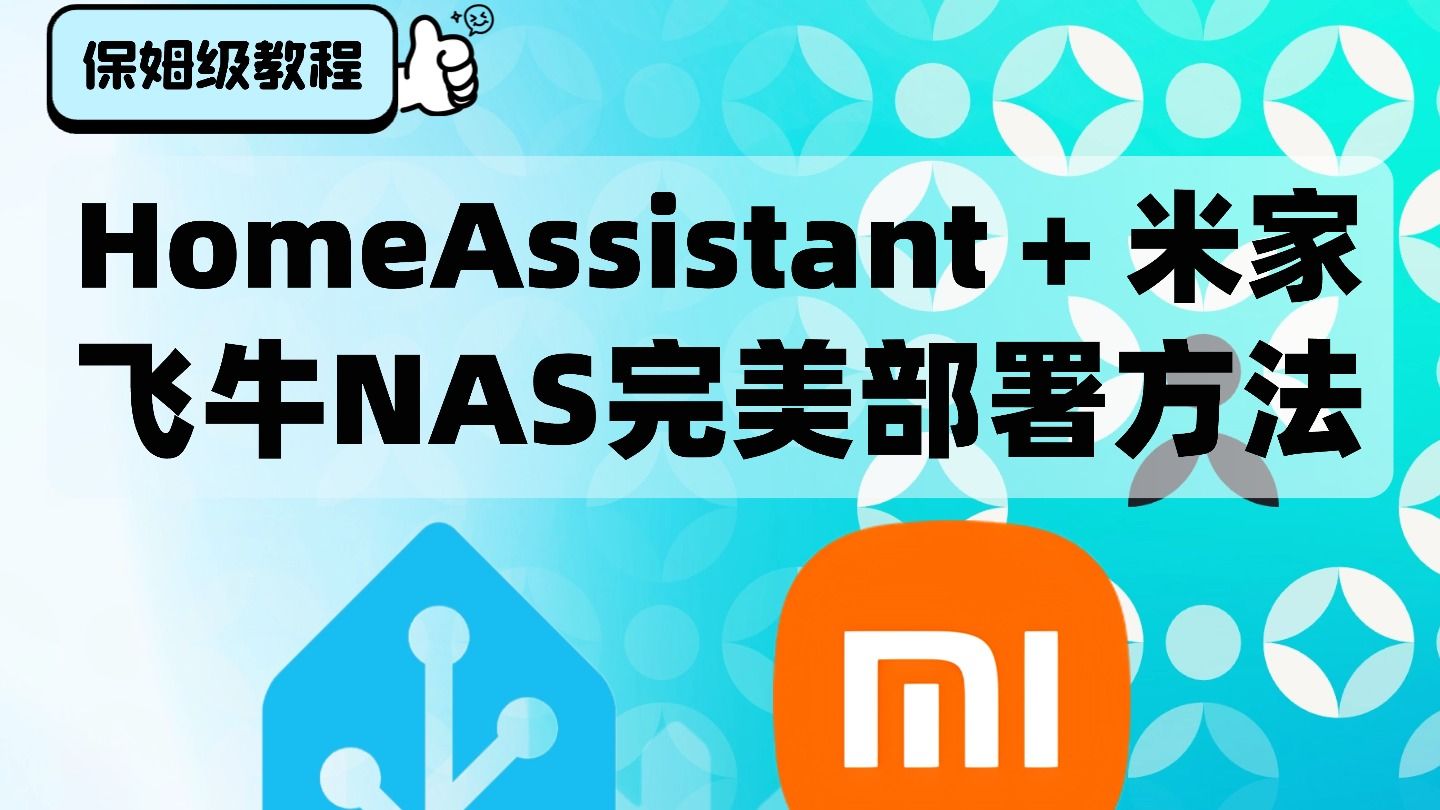 手把手教你部署HomeAssistant并控制米家设备 评测视频封面