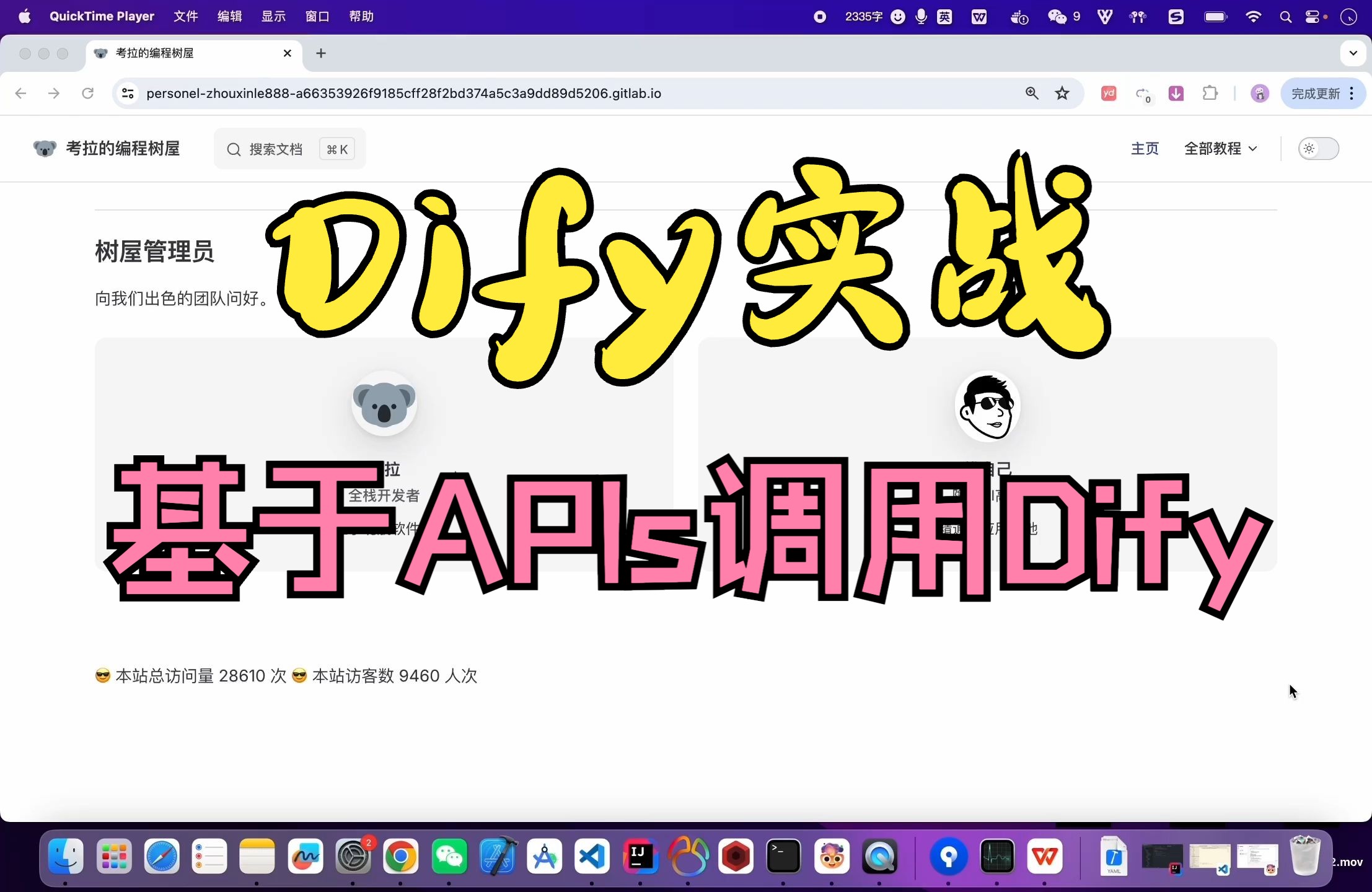 Dify AI 实战 - 基于APIs调用Dify 评测视频封面
