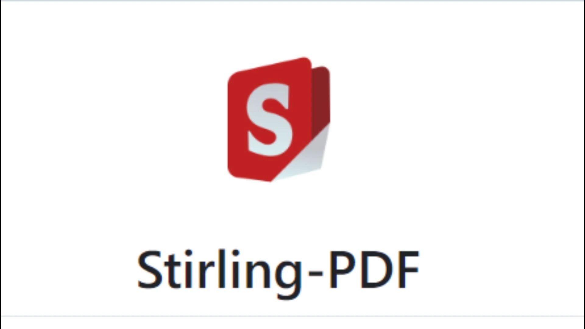 PDF神器!Stirling-PDF,告别烦人会员! 评测视频封面