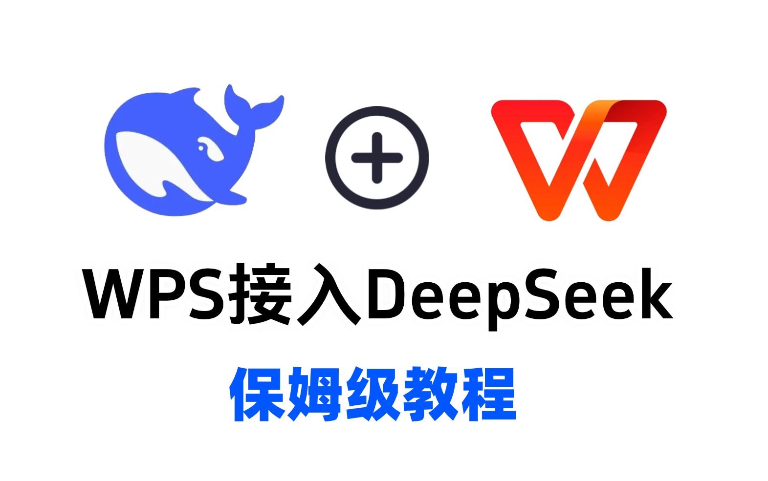 WPS中接入DeepSeek,爽到起飞!(手把手教),Deepseek保姆级教程,速看! 评测视频封面