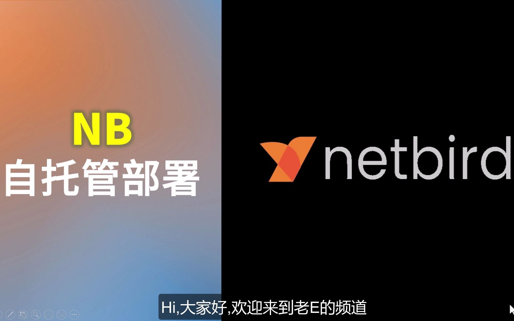 高度易用:自托管部署Netbird组建虚拟网络,个人、小型团队均可用,忘掉Scale 评测视频封面