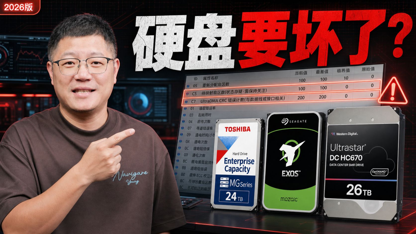 机械硬盘健康检查教程 | 2026版 评测视频封面