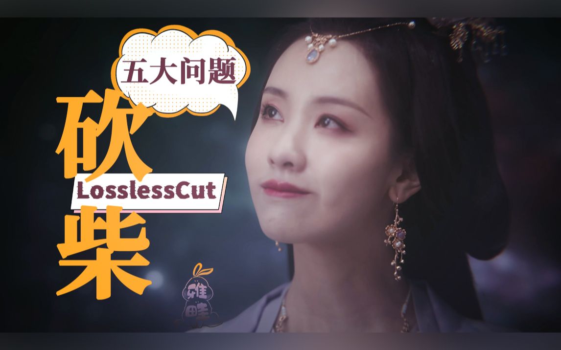 【砍柴教程】LosslessCut 持续更新 3.53版至3.63.0版 软件分享和常见问题解答(新手向) 一看就会系列 评测视频封面